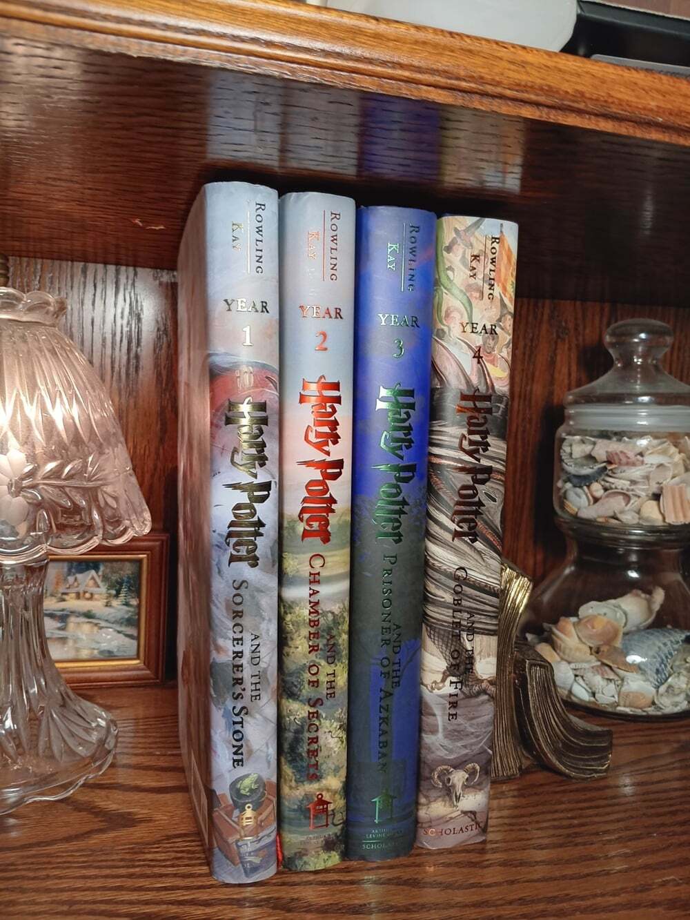 Harry Potter Illustrated Collection Books 1–4 Hardcover Box Set Jim Kay Art Gift
